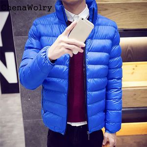 Men's Down Wholesale- Casual Hot Sales Attractive Men Winter Warm Slim Fit Thick Bubble Coat Fashion Jacket Parka Outerwear Dec 19