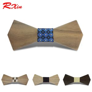 Wholesale wedding bow tie resale online - Wood Bowtie styles Handmade Vintage Traditional Bowknot For business paty Wedding finished product Wooden Bow tie cm For adults