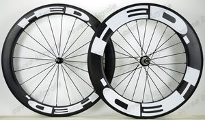 700C 25mm width Carbon Wheels Front 60mm rear 88mm Clincher/Tunbular Road bike Wheelset with Powerway R36 Straight Pull Hub UD matte finish