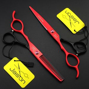 6.0 Inch Jason JP440C Mão Esquerda Cabeleireiro Tesoura Kits Left_handed Corte Emagrecimento Tesoura Tesoura De Cabelo Tesoura De Barbeiro, LZS0514