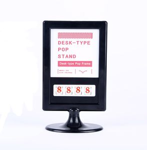 10st Price Talker Sign Papper Desktop - Promotion Pop Tag Label Card Frame Double -Sided Photo Frame Display Stand