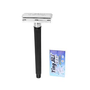 Segurança manual clássica do Shaver que barbeia a lâmina dobro afiada da lâmina da borda para homens