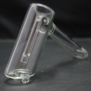 Bubbler w stylu młotka z rozproszonym dół X-Cut Glass Water Rures Ręczne rury szklane łyżki do suchych ziół