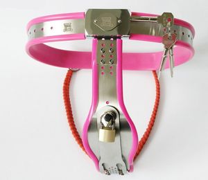 Dispositivo femminile per cintura di castità in acciaio inossidabile completamente regolabile modello Y con spina vaginale Giocattoli sessuali BDSM per biancheria intima in metallo da donna