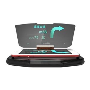 Bil HUD hållare Heads Up Display Reflektor Projektor Bilar Hållare Stativ Universal för iPhone GPS Navigation Mobil mobiltelefon bild