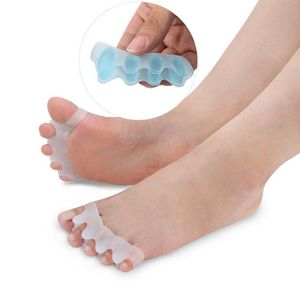 Nova Toe de hálux valgo Corrector gel de silicone Joanete Corrector Toe Protector Straightener Espalhador Separator Foot Care Ferramenta de 4 cores