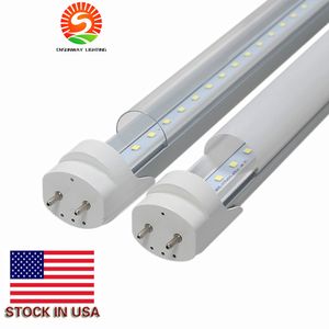 Tubi led da 4 piedi T8 22W Tubi luminosi a led da 4 piedi 96LED smd2835 Sostituzione tubi normali Luce AC 110-240V