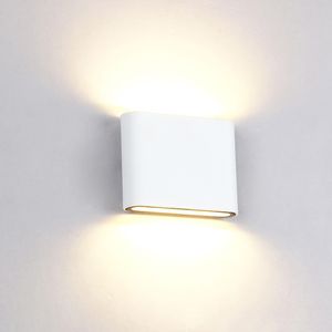 1 PC 6W 12W Cube LED Outdoor Indoor Wall Curs Light Nowoczesne Wall Light Light Light Light do Villa Hotel AC100-240V