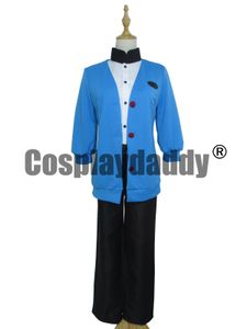 Science Ninja Team Gatchaman Rui Ninomiya Cosplay Costume Uniform Blue Set H002