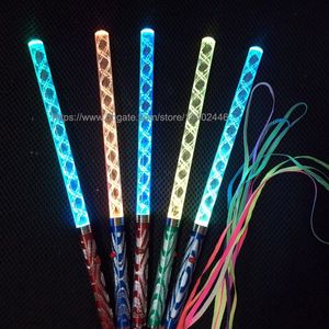 200PCs 26cm Multi Colors Led Glow Stick Ledd Bröllopsfest Flash Light Lights Christmas Games Sticks Magic Wand