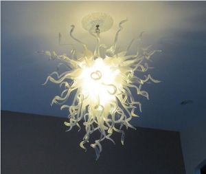 Lampade Lampadari di cristallo romantici Centrotavola luminoso per decorazioni di nozze per la casa Lampadario a LED in vetro soffiato a mano in stile