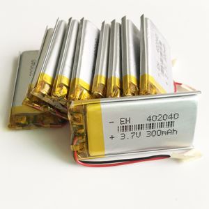 402040 3.7V 300mAh Lithium Polymer LiPo li ion Rechargeable Battery cells power For Mp3 MP4 headphone DVD mobile phone Camera psp