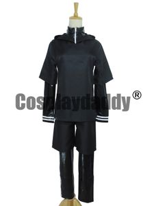 Anime Tokyo Ghouls Ken Kaneki Cosplay Kostym Läderdräkt / Hooded Coat Custome