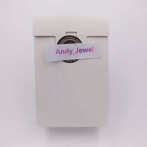 Оптовые изысканные высококачественные мини-белые бумаги коробки подарочной коробке 9 * 6 * 3 см для ювелирных изделий в стиле Pandora