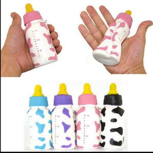 10 cm Kawaii Squishy Milchflasche Telefonband Langsam steigendes dehnbares Squeeze-Handyband Weiche Jumbo Squishy Milchflasche KKA2433