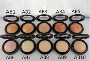 10Pcs/Lot NEW Makeup Face Mineralize Skinfinish Poudre 10 Colors Face Powder 10g