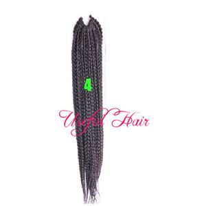 3s box braids twist synthetic braiding hair crochet braids hair extensions 24HOURS SERVICE jante collectio OMBRE BLUE COLORFUL CROCHET HOOK