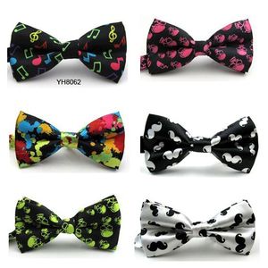 men's Bow tie 72 colors 12*6cm Adjust the buckle solid color bowknot Occupational Grid tie for Father's Day tie Christmas Gift.