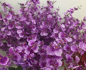Real Touch 110 cm Ratex Winterjasmin gefälschte 5 Gabelblumen Oncidium künstliche Orchideenblume Hochzeit Dendrobium