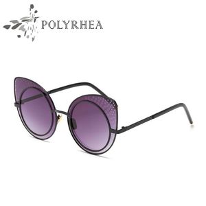 2021 Cat Eye Mulheres Óculos de Sol Retro Sun Sun Óculos de Sol Proteção UV Esporte Vintage Óculos Com Caixa E Capas