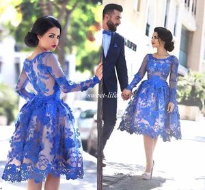 Short A Line Prom Dresses Lace Appliques Formal Occasion Party Wear Dress Custom Made Girls Homecoming Gradustion Gowns 2020