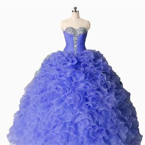 Wholesale sweet 16 dresses for sale - Group buy 2017 Sexy Fashion Crystal Ball Gown Quinceanera Dresses with Sequined Pleat Organza Plus Size Sweet Dresses Vestido Debutante Gowns BQ30