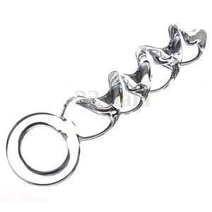 Glass Sex Toys Spiral Pyrex Glass Anal Probe Dildo Butt Plug Beginner Training Gspot Sex Toy