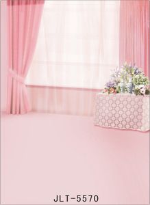 pano de vinil fotografia fundo interior cor-de-rosa cortina personalizado computador impresso foto pano de fundo para foto tiro no casamento crianças
