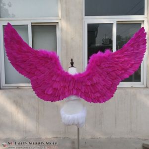 Розово-красные белые черные красные крупные крылья ангела Feath