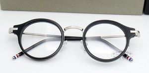 Brand desgin-New 2017 round frame tb-807A retro myopia glasses frame wholesale Round Men and women with money