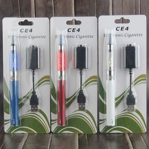 EGO T CE4 Vape Pen Starter Kit for E-Liquid Vaporizer Ecig 650mAh/900mAh/1100mAh Electronic Cigarette Evod CE4 Blister Pack Single Kits