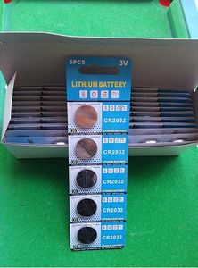 Super CR2032 3V Lithium -Taste -Zellen -Batterie 1000 Karten/Los Frischeste 5pcs pro Blisterkartenverpackung