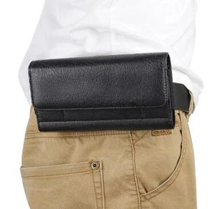 Luksusowy uniwersalny kabur klamerka pasa talii mężczyzna flip pu skóra pokrywa torba na telefon dla iphone s plus samsung Galaxy S8 Plus