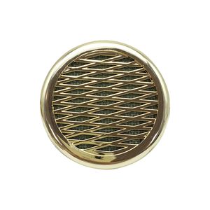 Manufacturer Newest Tobacco Smoking Accessories 57 mm Gold Color Round Plastic Humidor Portable for Travel