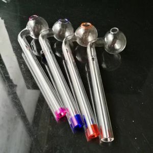 The new two-color spray long curved pot   , Wholesale Glass Bongs, Oil Burner Glass Water Pipes, Smoke Pipe Accessories