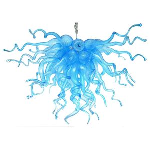 Abbastanza blu Lampadario di Murano Lampadario moderno Art Déco Vetro soffiato a mano AC 110V 220V Lampadine a LED Chihuly Style Italy Lampadari progettati