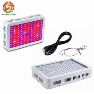 Full Spectrum LED Grow Light 1000W 1200W Double Chips LED Grow Lights Inomhus Hydroponic Systems Växter Lampa för blommande och växande