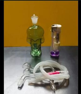 A-04 Höjd Bongglass Klein Recycler Oil Rigs Water Pipe Shower Head Perc Bong Glass Pipes Hookahs