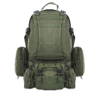 50L многофункциональный спортивная сумка Molle тактическая сумка водонепроницаемость камуфляж рюкзак для открытый восхождение пешие прогулки кемпинг 8 цветов