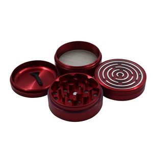 Novo Steel Ball Maze Playable Herbal Herbal Smoke Grinder Spice Crusher Muller Hookah Shisha Chicha Acessório