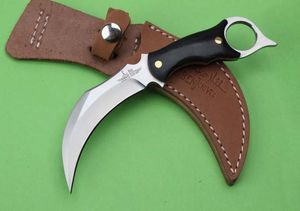 Birleşik UC120 Karambit Hibben Claw Survival Düz Bıçak Micarta Kolu Taktik Kamp Avcılık Survival Pocket Knife Xmas Hediye Koleksiyonu