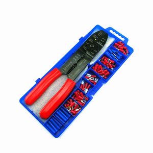 Multifunction Terminal Crimper Hand Tools Cable Stripper Wire Clamp Pliers Stripping Electrical Tool Set Plus Terminal Accessories