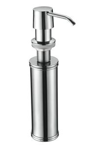 2024 Kitchen Sink Soap Dispenser - Solid 304 Stainless Steel, Brushed Nickel Finish, Touch Kitchen Sink Bathroom Soap Dispenser, Rustproof