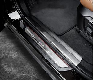 Auto Sticker M Performance Welcome Pedal Threshold Bar Cover Trim Strips voor BMW Serie GT X1 X3 X4 X5 x F30 F20 F25 F16 F15 Accessoires
