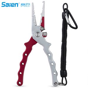 17cm in Aluminum Fishing Pliers Multipurpose for Split Ring Crimping Cutting Hook Remover Fishings Tool Tackle