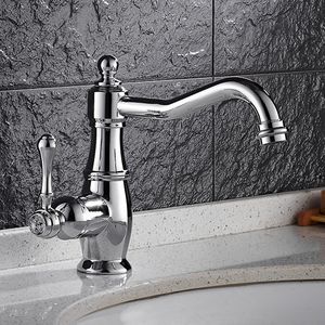 Wholesale And Retail Long Spout Bathroom Sink Faucets With Brass Chrome Single Handle Hole /Bathroom Taps HS326