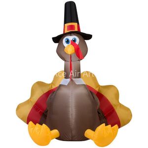 come with electyic blower thanksgiving Inflatable turkey for party decoration