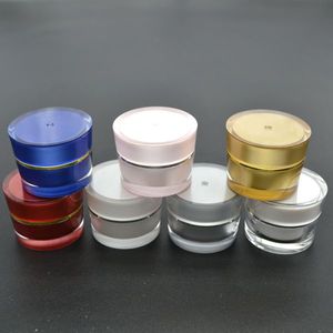 30pcs/lot 5g High Quality Acrylic Empty Cosmetic Sample Containers Eye Cream Jar with Lids refillable Container