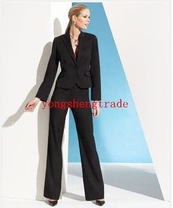 Black Women Business Suit Designer Mulheres terno personalizado Made Lady Suit 494