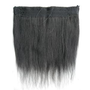 マイクロリングループヘア緯糸伸縮ブラジルのバージンヘアストレートブラック100gマレーシア人的な人間の毛髪伸縮束1個